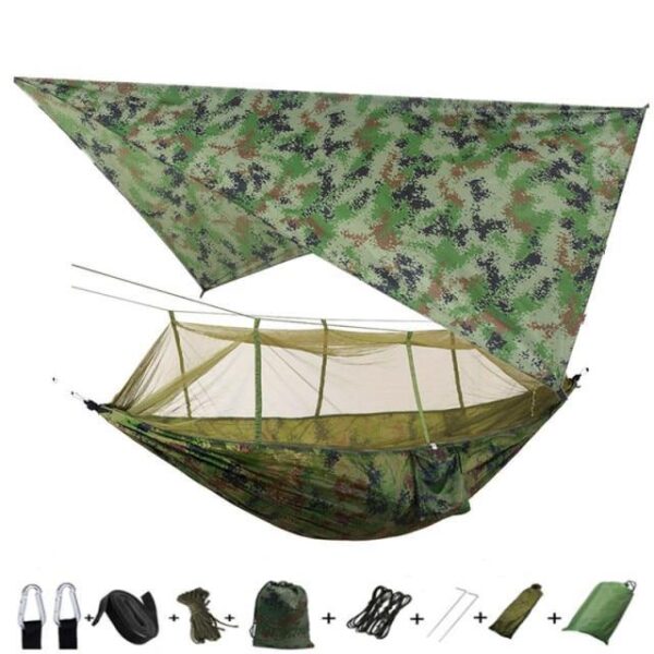Lightweight Hammock With Mosquito Net & Canopy
